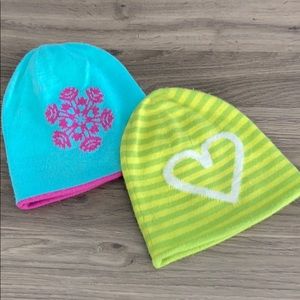 2 for $10 Land’s End Reversible Winter Hats-EUC